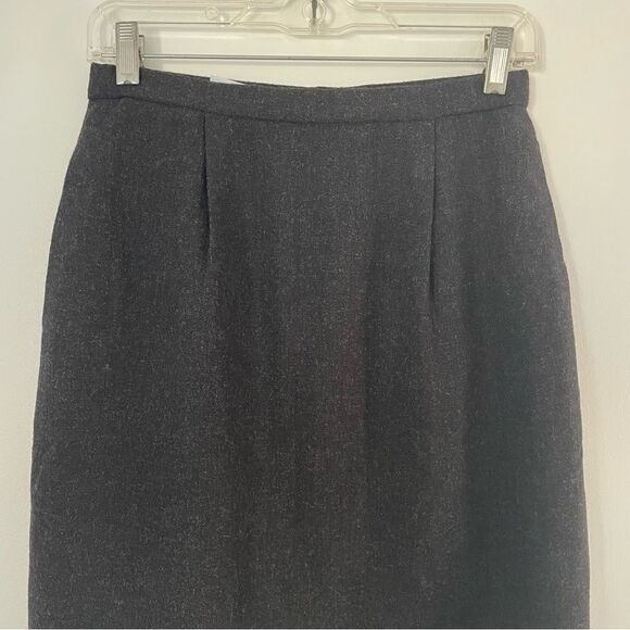 Pendleton suit womens 2 piece 100% wool blazer skirt heathered grey suit size 8 - Picture 8 of 16
